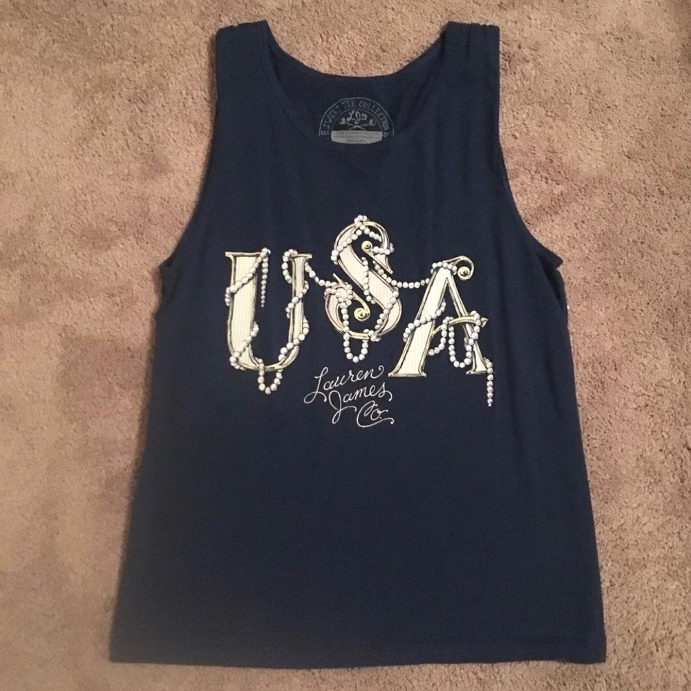 Lauren James USA Muscle Tank